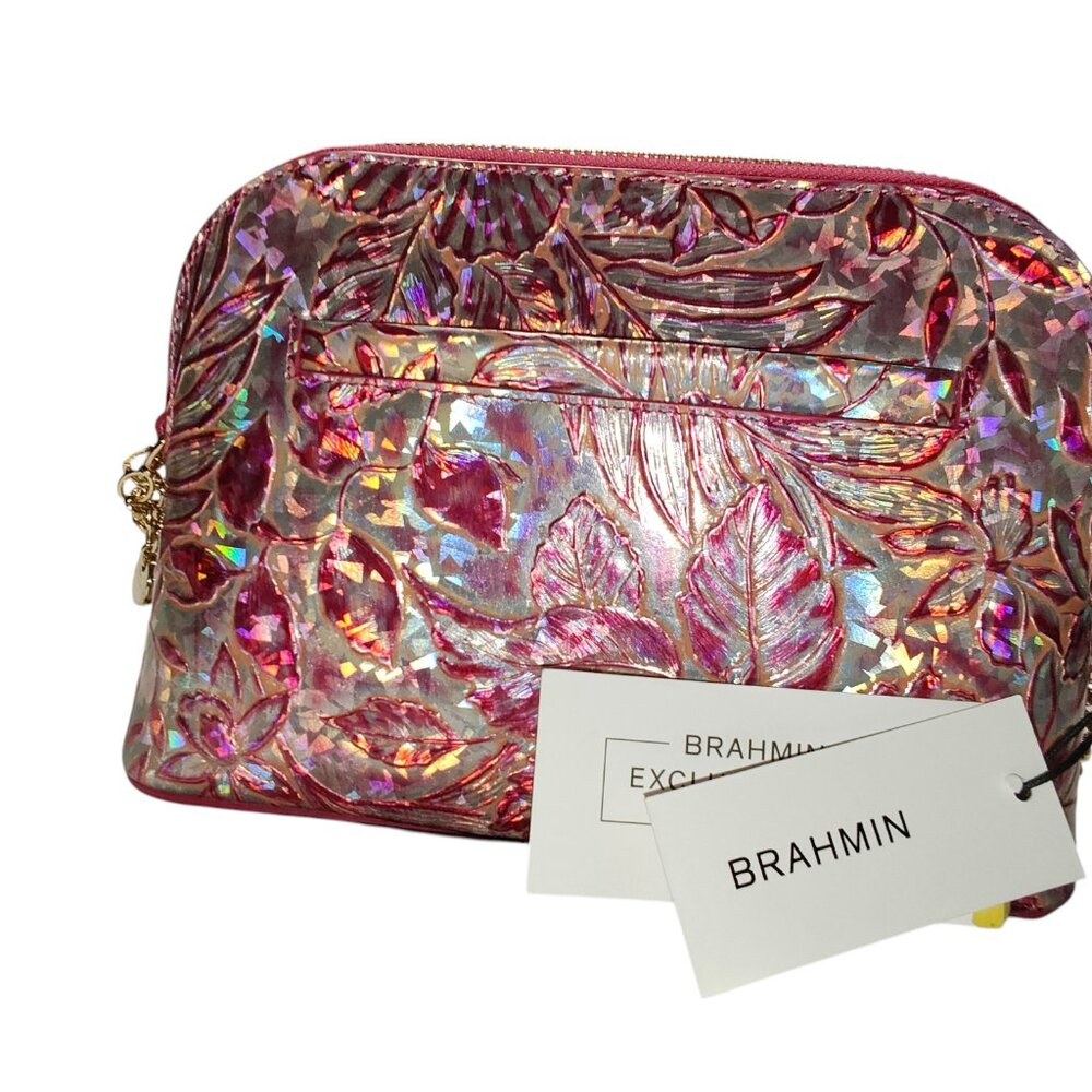 Brahmin Amal Coral Snapdragon Lokelani NWT dustbag included - Picture 3 of 6